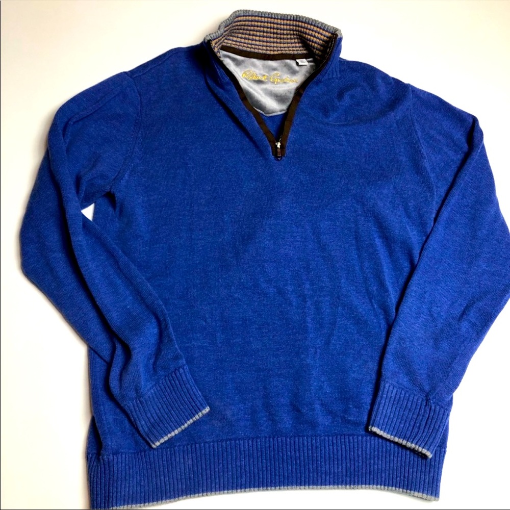Robert Graham quarter zip sweater